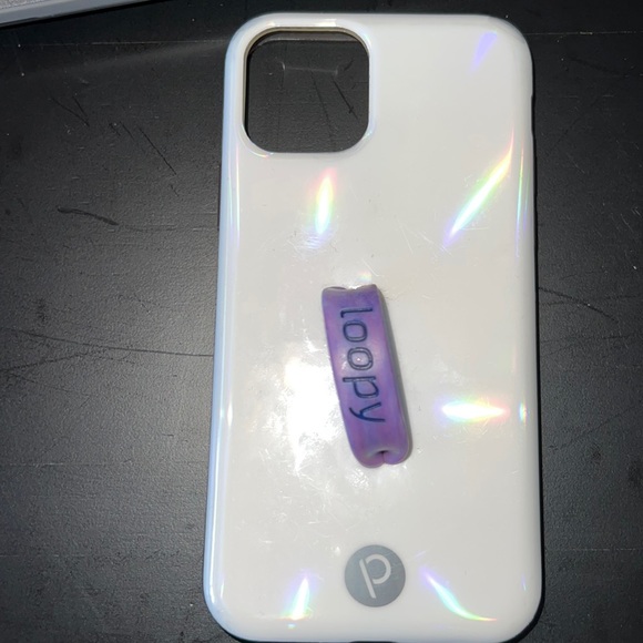 iPhone 11 Pro Opal Loopy Case with Purple Marble Loop - Picture 1 of 3